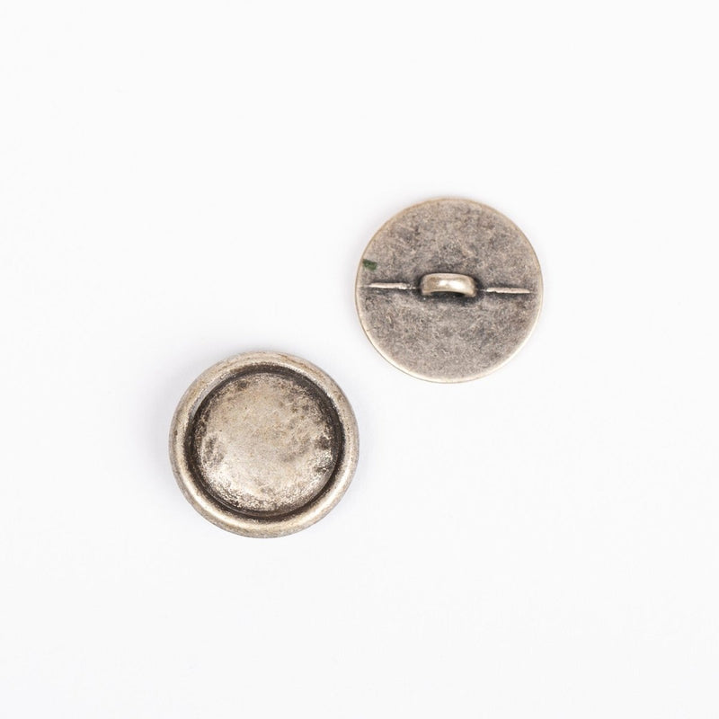 Metalknap fra Drops, Loop silver 20 mm - KreStoffer