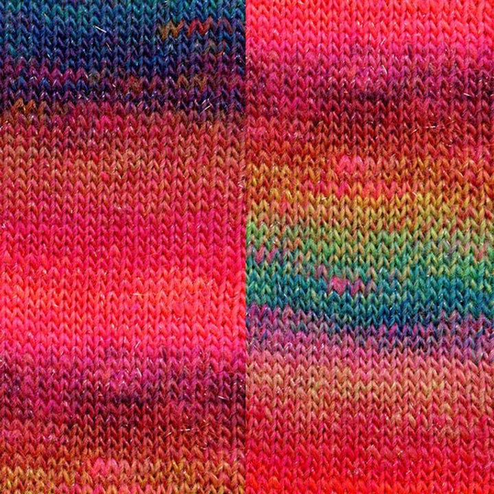 Mille colori socks og lace luxe garn fra Lang Yarns