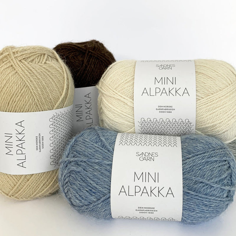 Mini Alpakka garn fra Sandnes Garn - KreStoffer