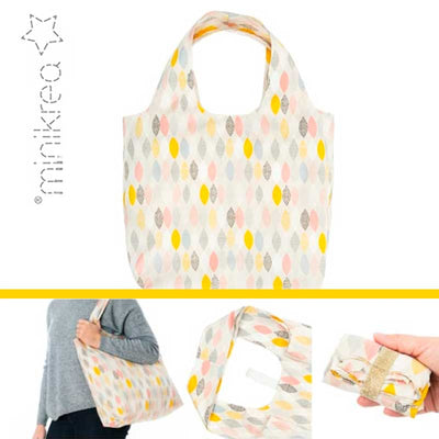 MiniKrea 109 No plastic indkøbstaske - KreStoffer