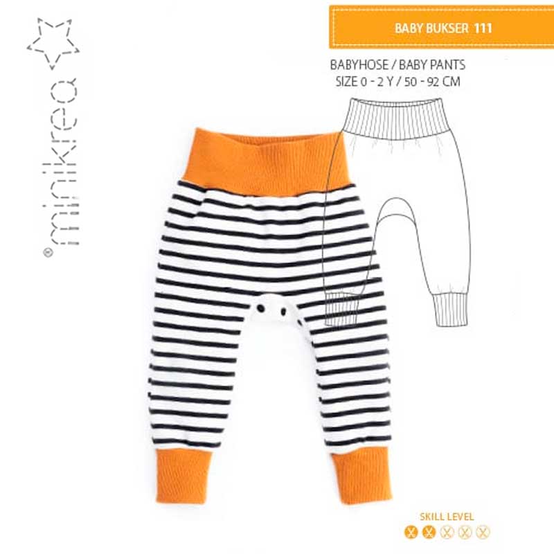 MiniKrea 111 Baby Bukser - KreStoffer