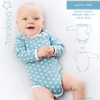 MiniKrea 11411 Babysæt babybody - KreStoffer