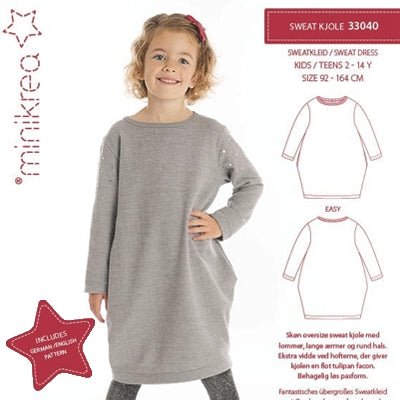 MiniKrea 33040 Sweat kjole