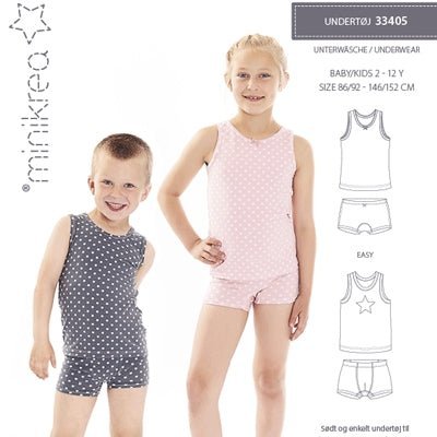 MiniKrea 33405 Undertøj - KreStoffer