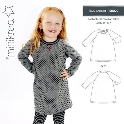 MiniKrea 50022 Raglan Kjole