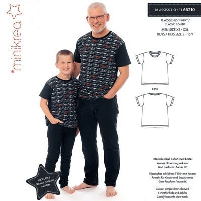 MiniKrea 66210 Klassisk t-shirt - KreStoffer
