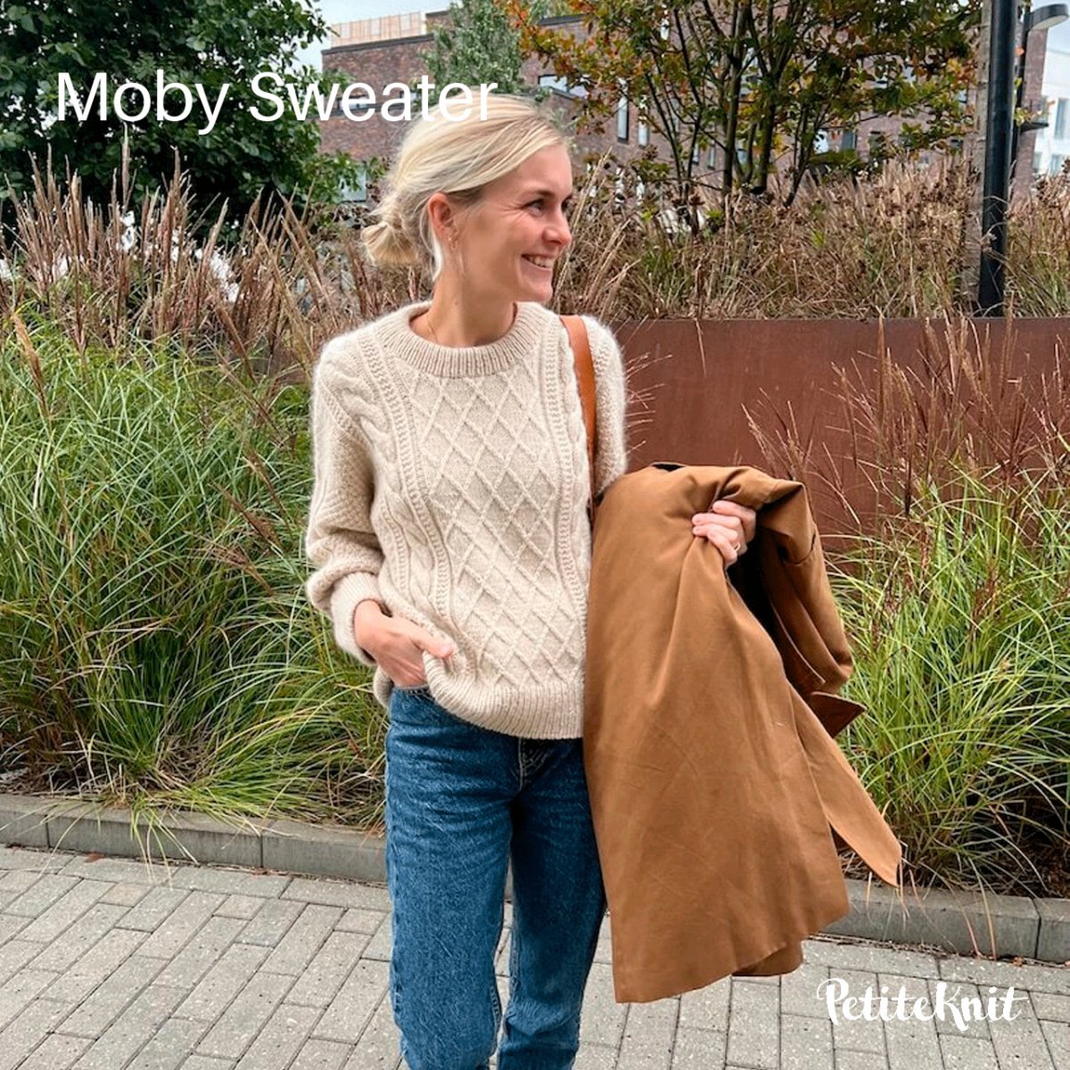Moby Sweater fra PetiteKnit (Opskrift i fysisk papirudgave)