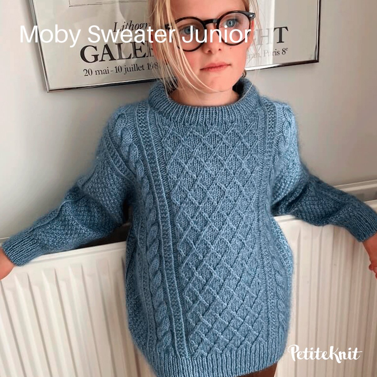 Moby Sweater Junior fra PetiteKnit (Opskrift i fysisk papirudgave)