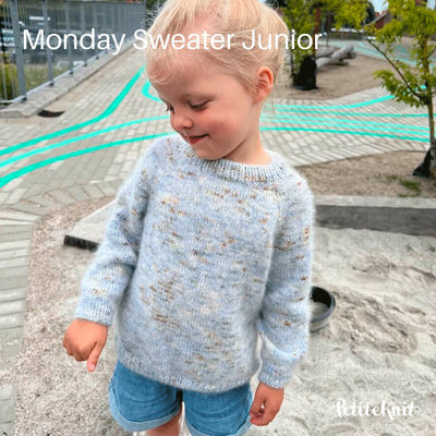 Monday Sweater Junior fra PetiteKnit (Opskrift i fysisk papirudgave) - KreStoffer