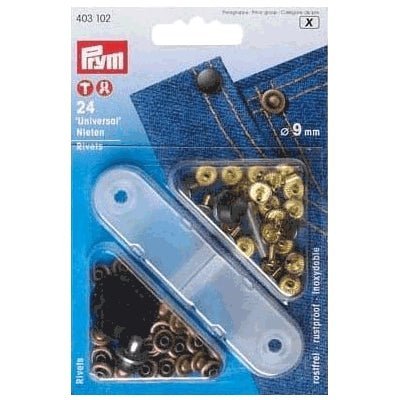 Nitter 9 mm antik kobber - KreStoffer