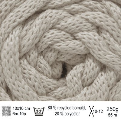 Nova/Eco Vita 12 garn fra DMC Off white