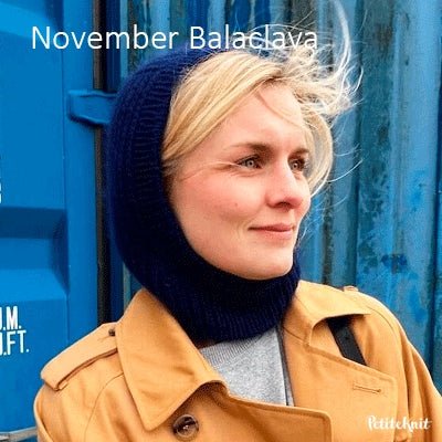 November Balaclava fra PetiteKnit (Opskrift i fysisk papirudgave) - KreStoffer