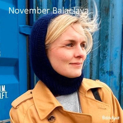 November Balaclava fra PetiteKnit (Opskrift i fysisk papirudgave)