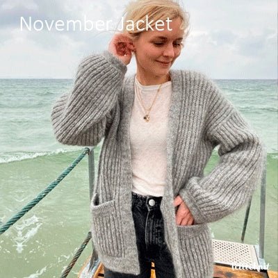 November Jacket fra PetiteKnit (Opskrift i fysisk papirudgave) - KreStoffer