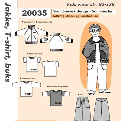 Onion 20035 Jakke, T-shirt og buks - KreStoffer