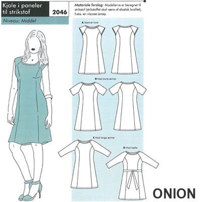 Onion 2046 Kjole i paneler