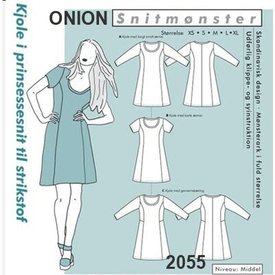 Onion 2055 Kjole i Prinsessesnit