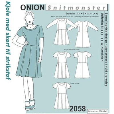 Onion 2058 Kjole med skørt