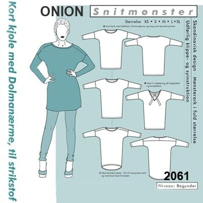 Onion 2061 Kort kjole med dalmanærme