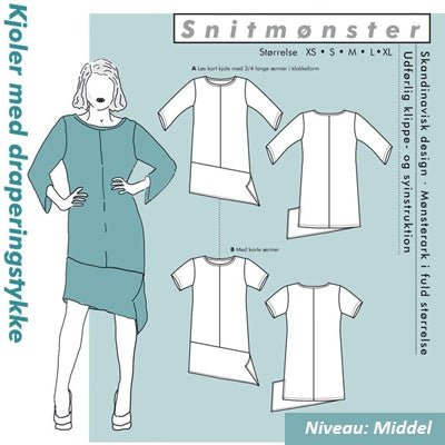 Onion 2072 Kjoler med draperingsstykke