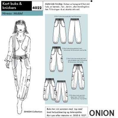 Onion 4022 Kort buks & knickers - KreStoffer