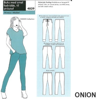 Onion 4029 Buks med smal fodvidde - KreStoffer