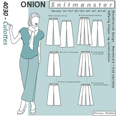 Onion 4030 Culottes - KreStoffer
