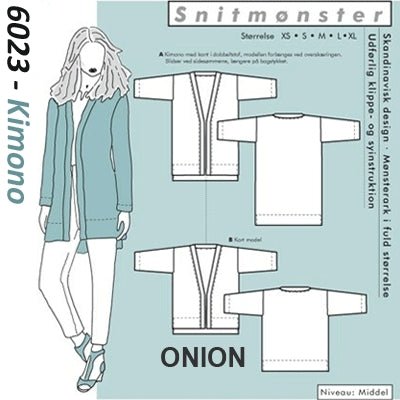 Onion 6023 Kimono - KreStoffer