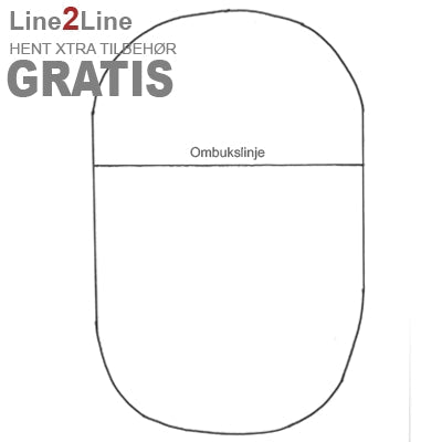 Oval lomme - KreStoffer