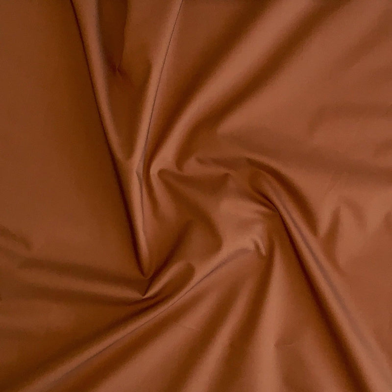 Papertouch poplin, terrakotta - KreStoffer