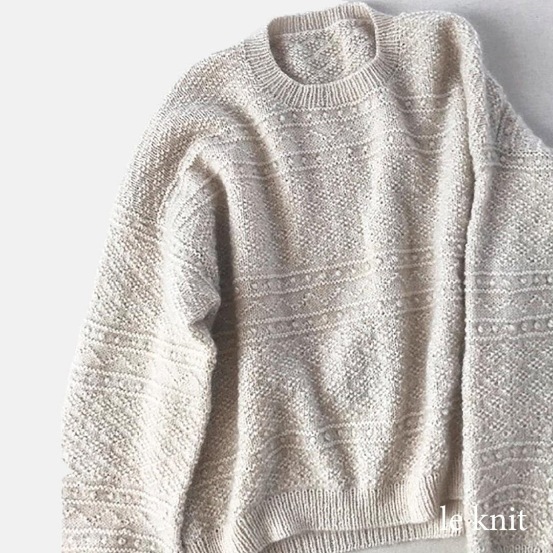 Peggy sweater fra Le Knit (Opskrift i fysisk papirudgave)