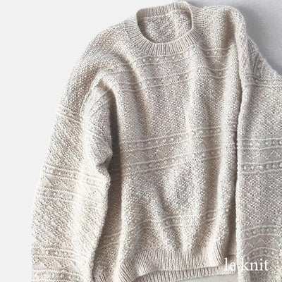 Peggy sweater fra Le Knit (Opskrift i fysisk papirudgave) - KreStoffer