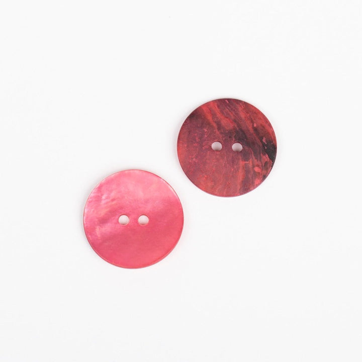 Perlemorsknap fra Drops lyng 20 mm