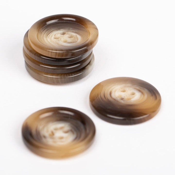 Plastikknap fra Drops Marble 25 mm