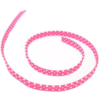 Prikket tittebånd, paspoilbånd, pink - KreStoffer