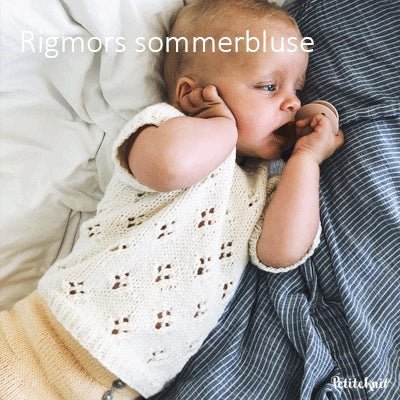 Rigmors Sommerbluse fra PetiteKnit (Opskrift i fysisk papirudgave)