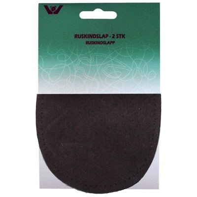 Ruskindslapper mørkebrun 0767