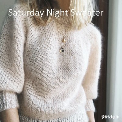 Saturday Night Sweater fra PetiteKnit (Opskrift i fysisk papirudgave)