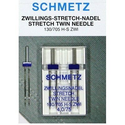 Schmetz Stretch-tvillingnål 2 stk