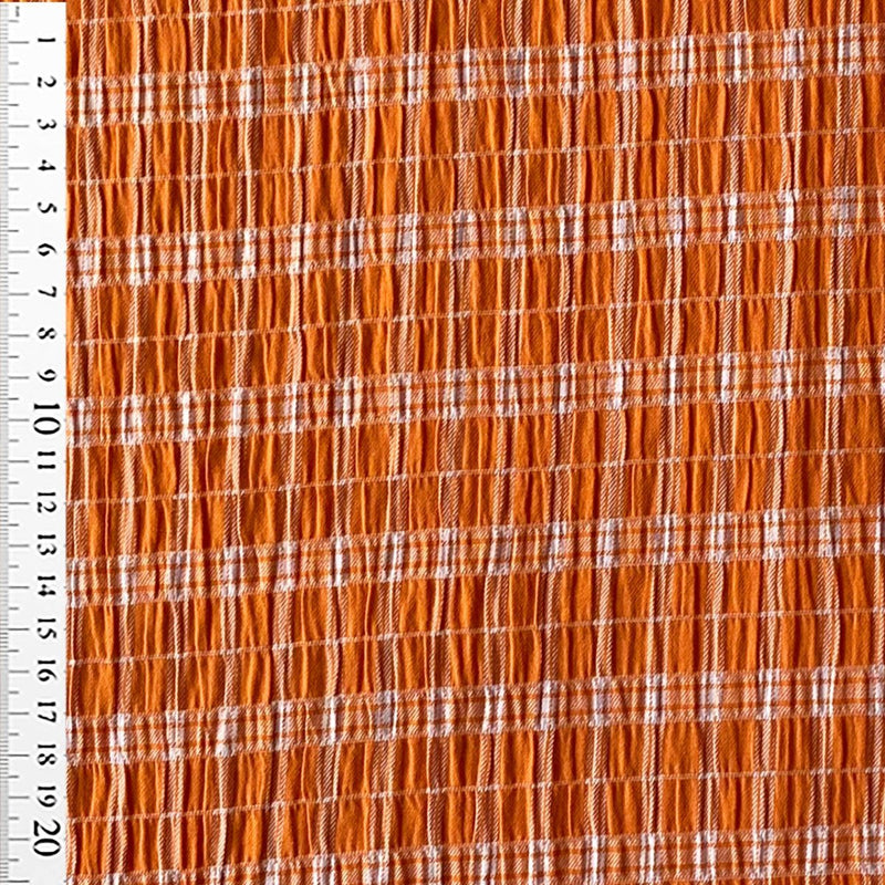 Seersucker tern, orange - KreStoffer