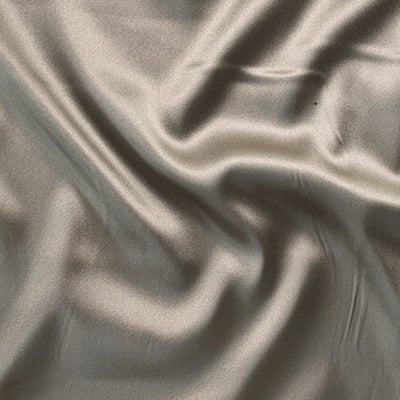 Silkesatin, shiny beige - KreStoffer