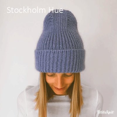 Stockholm hue fra PetiteKnit (Opskrift i fysisk papirudgave) - KreStoffer