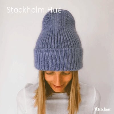 Stockholm hue fra PetiteKnit (Opskrift i fysisk papirudgave)