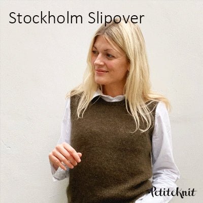 Stockholm Slipover fra PetiteKnit (Opskrift i fysisk papirudgave) - KreStoffer