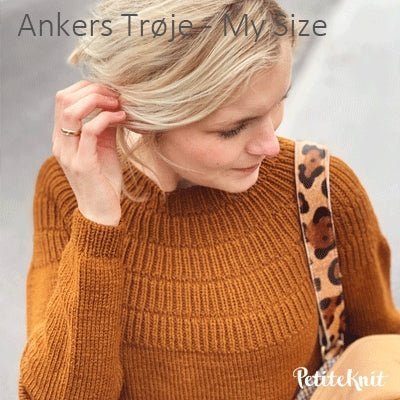 Strikkekit Ankers Trøje My Size dame i Sunday Garn