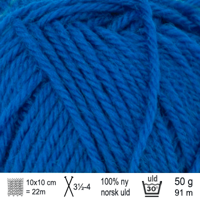 Peer Gynt garn fra Sandnes Garn Jolly blue
