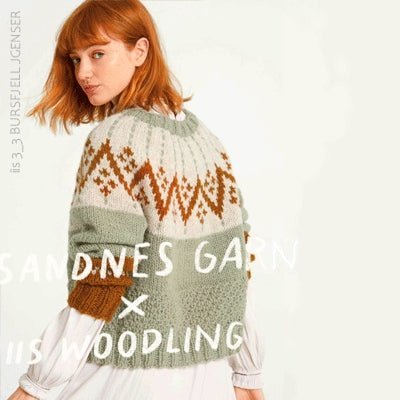 Strikkeopskrift Bursfjell Genser iis 3_3 fra Sandnes Garn