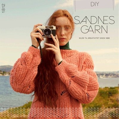 Strikkeopskrifter 1812 fra Sandnes Garn DIY