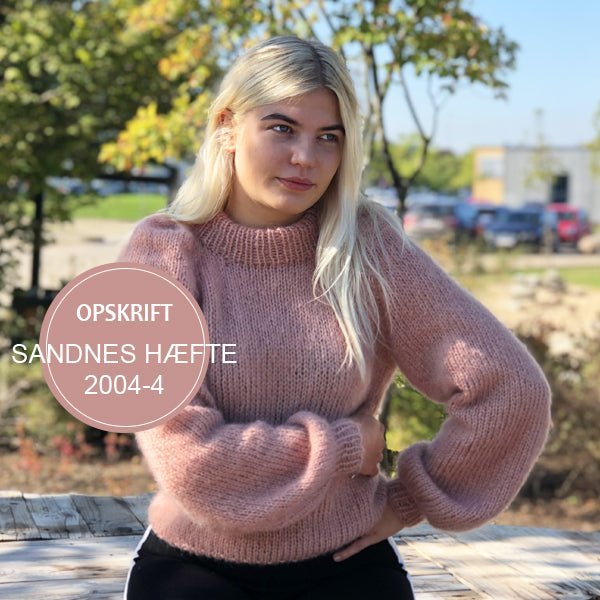 Strikkeopskrifter 2004 fra Sandnes Garn Mohair og silke