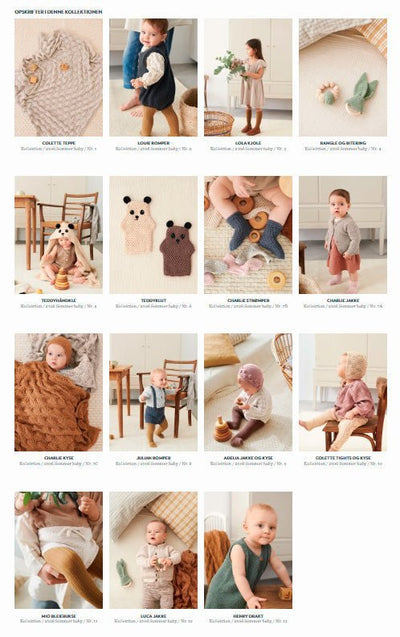 Strikkeopskrifter 2106 fra Sandnes Garn, Sommer baby - KreStoffer